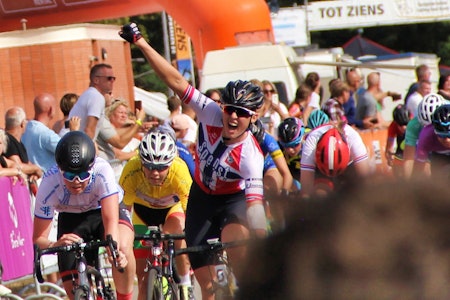 STERK: Silje Mathisen tok etappeseieren på den lengste etappen under Jeugdtour Assen i Nederland. Foto: Bjørn A. Olsen STERK: Silje Mathisen tok etappeseieren på den lengste etappen under Jeugdtour Assen i Nederland. Foto: Bjørn A. Olsen