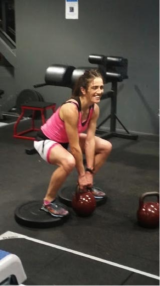 STYRKE FOR BAKKENE: Styrketrening for å få litt mer eksplosivitet og trøkk i bakkene har vært et av fokusområdene for Sunniva. Foto: Privat Uten navn2 copy