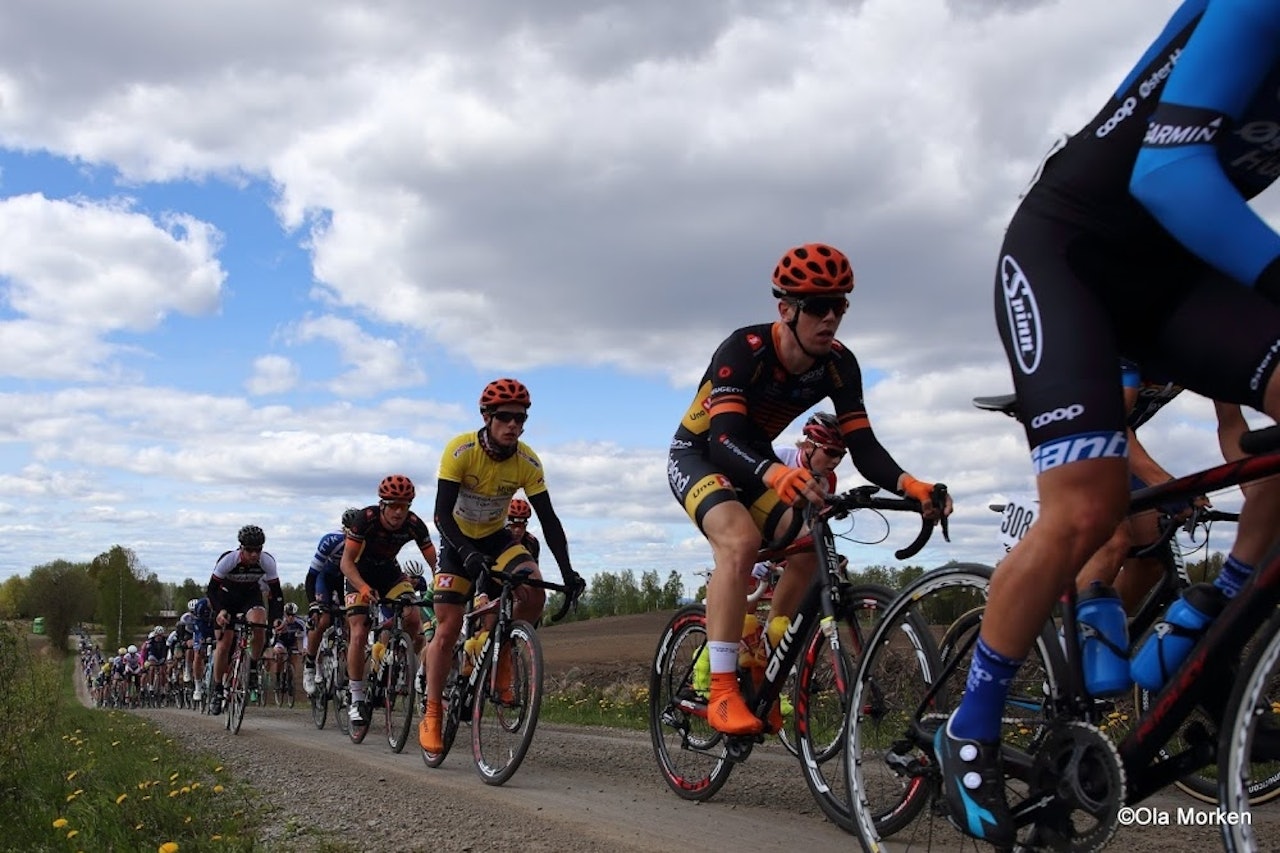 FÅR IKKE FORSVART TRØYA: Et brudd i ryggen holder sammenlagtleder i M-Senior, Trond Håkon Trondsen, borte fra årets tredje norgescupritt. Foto: Ola Morken.  FÅR IKKE FORSVART TRØYA: Et brudd i ryggen holder sammenlagtleder i M-Senior, Trond Håkon Trondsen, borte fra årets tredje norgescupritt. Foto: Ola Morken.