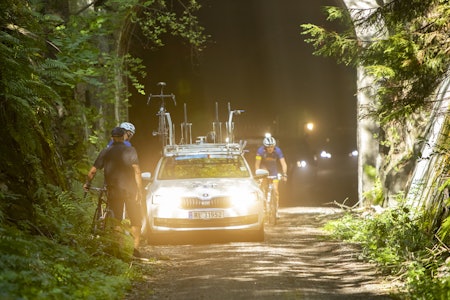 UFORSVARLIG: Spikkestadrunden måtte avlyses etter en runde på grunn av urforsvarlige trafikkforhold. Foto: Pål Westgaard UFORSVARLIG: Spikkestadrunden måtte avlyses etter en runde på grunn av urforsvarlige trafikkforhold. Foto: Pål Westgaard