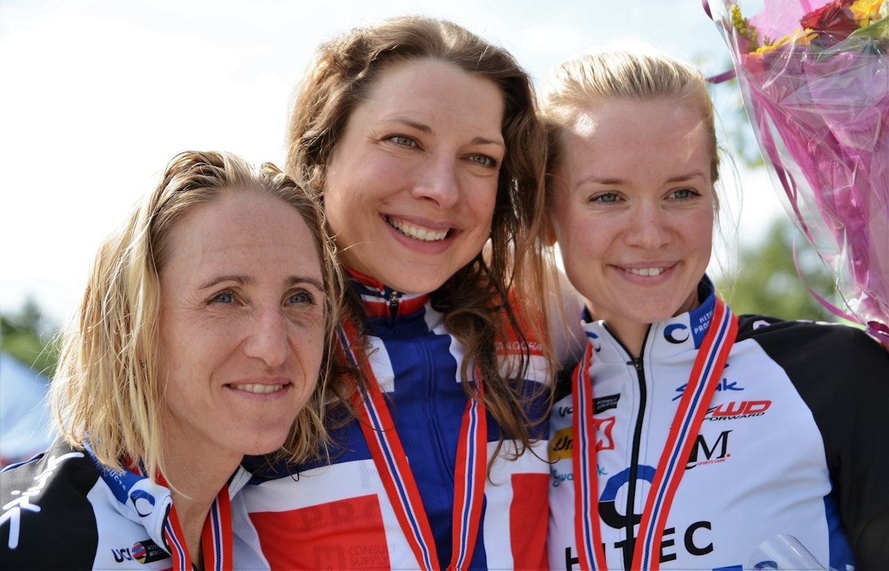 TØFF JENTE: Vita Heine har trent målrettet i flere år og fikk lønn for strevet i dagens fellesstart. Foto: Marcus Liebold. TØFF JENTE: Vita Heine har trent målrettet i flere år og fikk lønn for strevet i dagens fellesstart. Foto: Marcus Liebold.