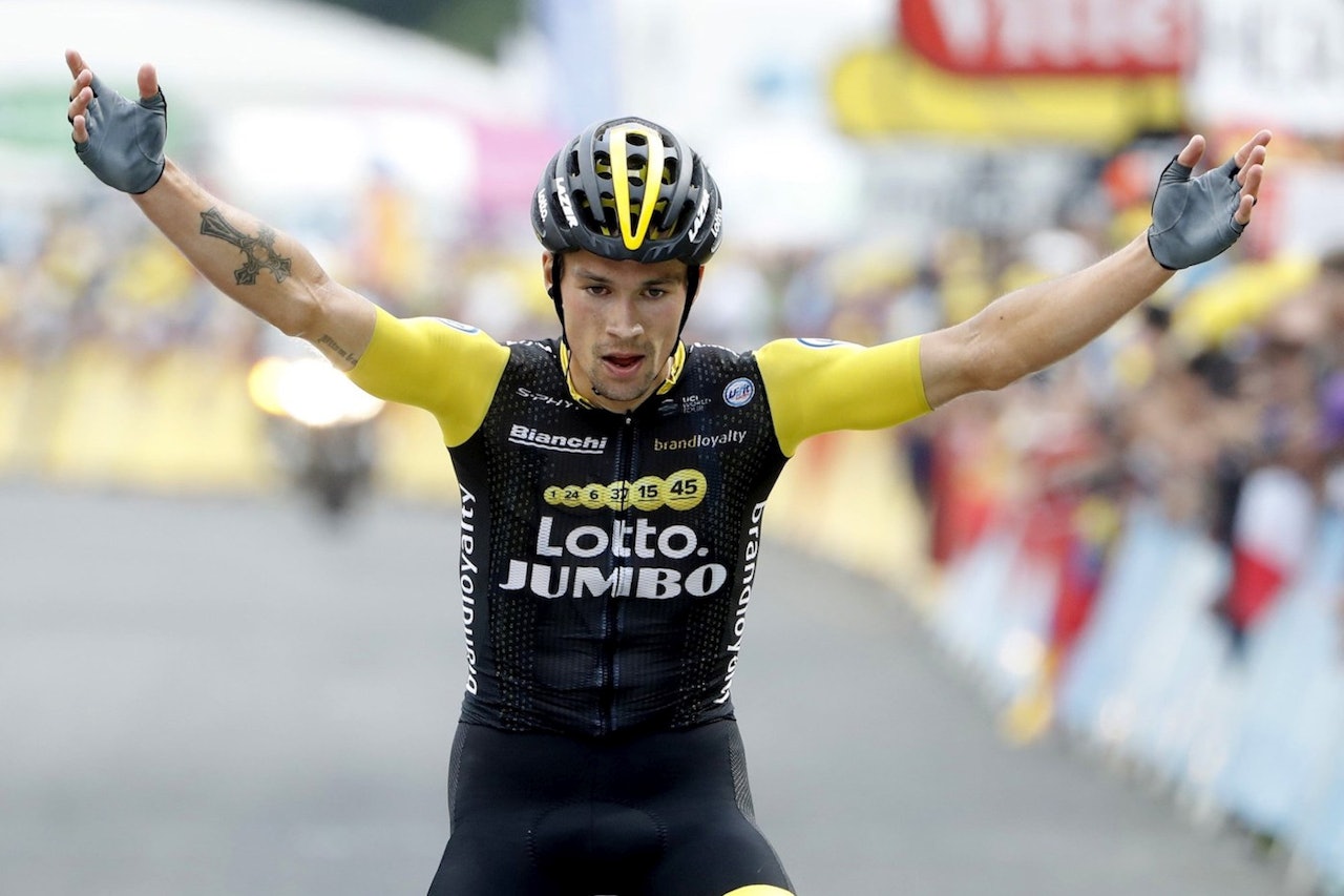 PERFEKT LEVERT: Primoz Roglic vant den siste etappen i fjellene på overbevisende sett. Foto: Cor Vos PERFEKT LEVERT: Primoz Roglic vant den siste etappen i fjellene på overbevisende sett. Foto: Cor Vos