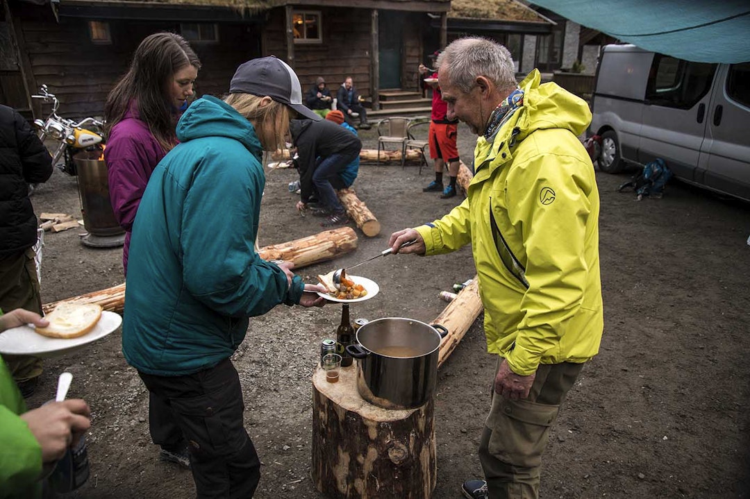 FÆNSI: Deltakerne fikk servert både lunch og middag. IMG_4456