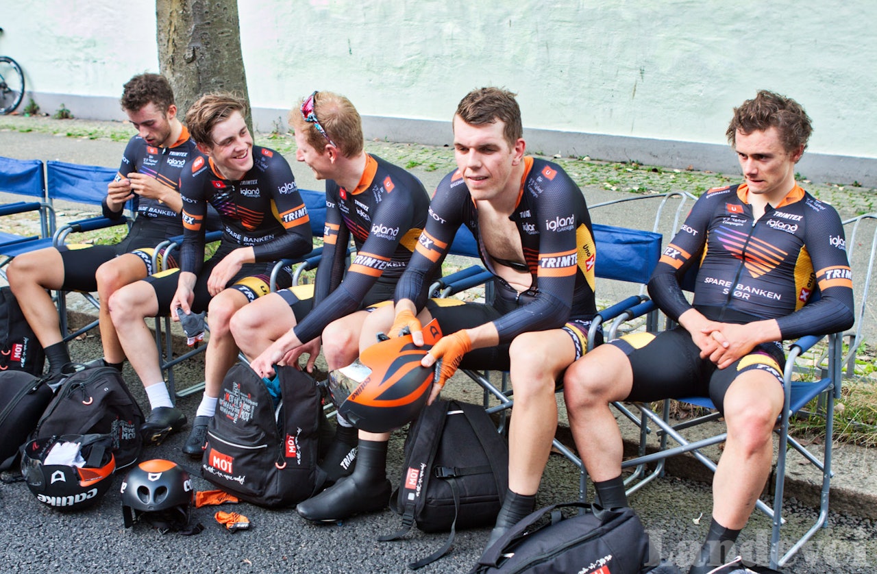 OVER: Slitne og ferdige, Team Sparebanken Sør er historie for nå.  OVER: Slitne og ferdige, Team Sparebanken Sør er historie for nå.