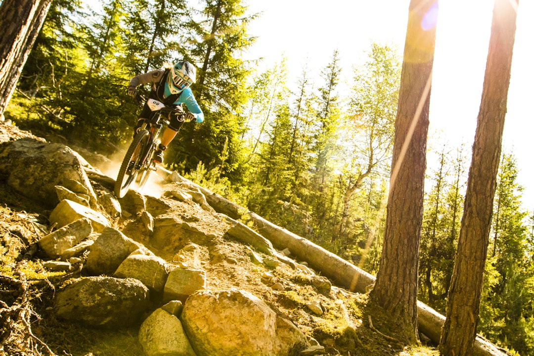 Mille Johnset debuterte i 80/20-serien med Nesbyen Enduro i helga. Foto: Per-Eivind Syvertsen Mille Johnset - Per-Eivind Syvertsen