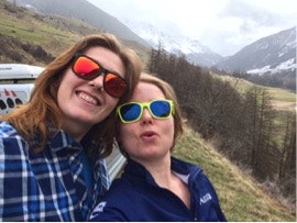 SOL: Først i Italia kom solen frem for jentene i fra nord. SOL: Først i Italia kom solen frem for jentene i fra nord.