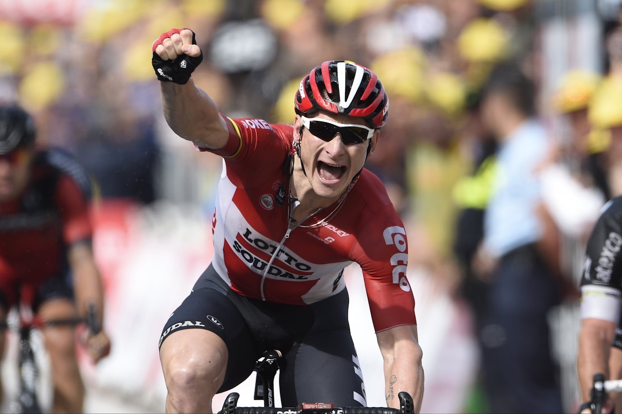 GORILLA: Andre Greipel er i storform og tok sin tredje etappeseier på dagens etappe. Foto: Cor Vos GORILLA: Andre Greipel er i storform og tok sin tredje etappeseier på dagens etappe. Foto: Cor Vos