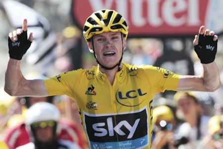 OVERLEGEN: Chris Froome synes å ha avgjort Tour de France allerede. Foto: Cor Vos. 