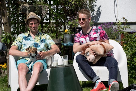 DYREHAGE: Landeveis redaksjon er noen skikkelig dyrevenner. Men hva har det med dagens quiz å gjøre? Foto: Christian Nerdrum.  DYREHAGE: Landeveis redaksjon er noen skikkelig dyrevenner. Men hva har det med dagens quiz å gjøre? Foto: Christian Nerdrum.
