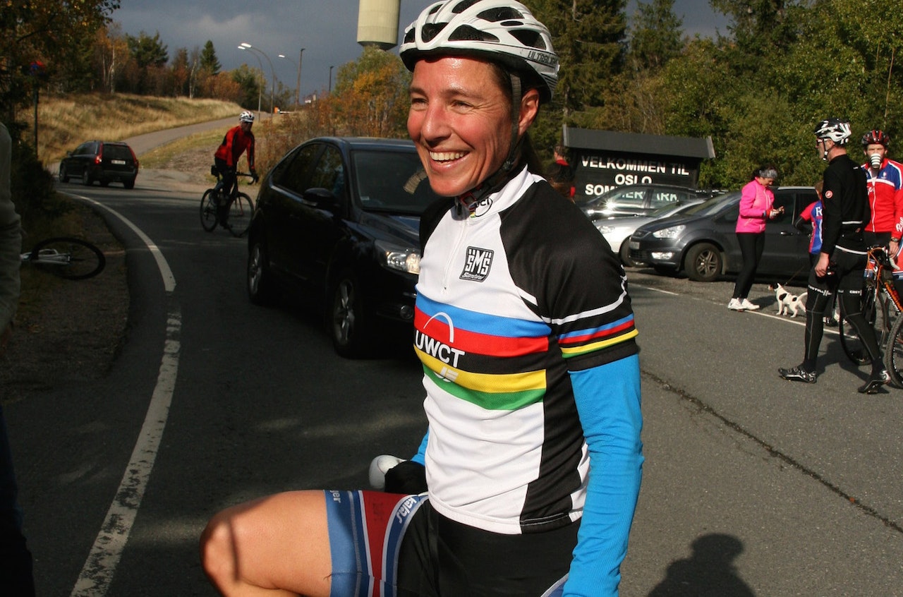 Kristin Falck fra SK Rye tok første etappe i dameklassen på Tour de Hallingdal 2015. Arkivfoto: Martin P Hoff