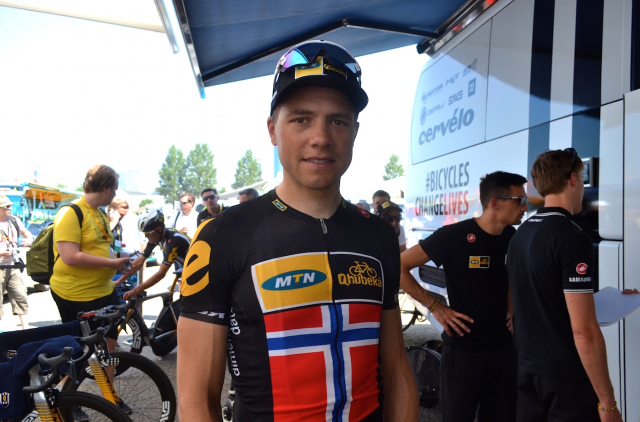 MESTERLIG: Edvald Boasson Hagen er Norges ambassadør i Tour de France feltet. Foto: Marcus Liebold. MESTERLIG: Edvald Boasson Hagen er Norges ambassadør i Tour de France feltet. Foto: Marcus Liebold.