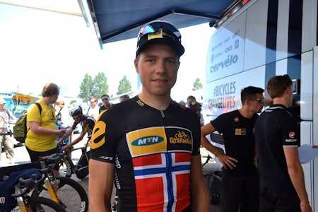 MESTERLIG: Edvald Boasson Hagen er Norges ambassadør i Tour de France feltet. Foto: Marcus Liebold. MESTERLIG: Edvald Boasson Hagen er Norges ambassadør i Tour de France feltet. Foto: Marcus Liebold.
