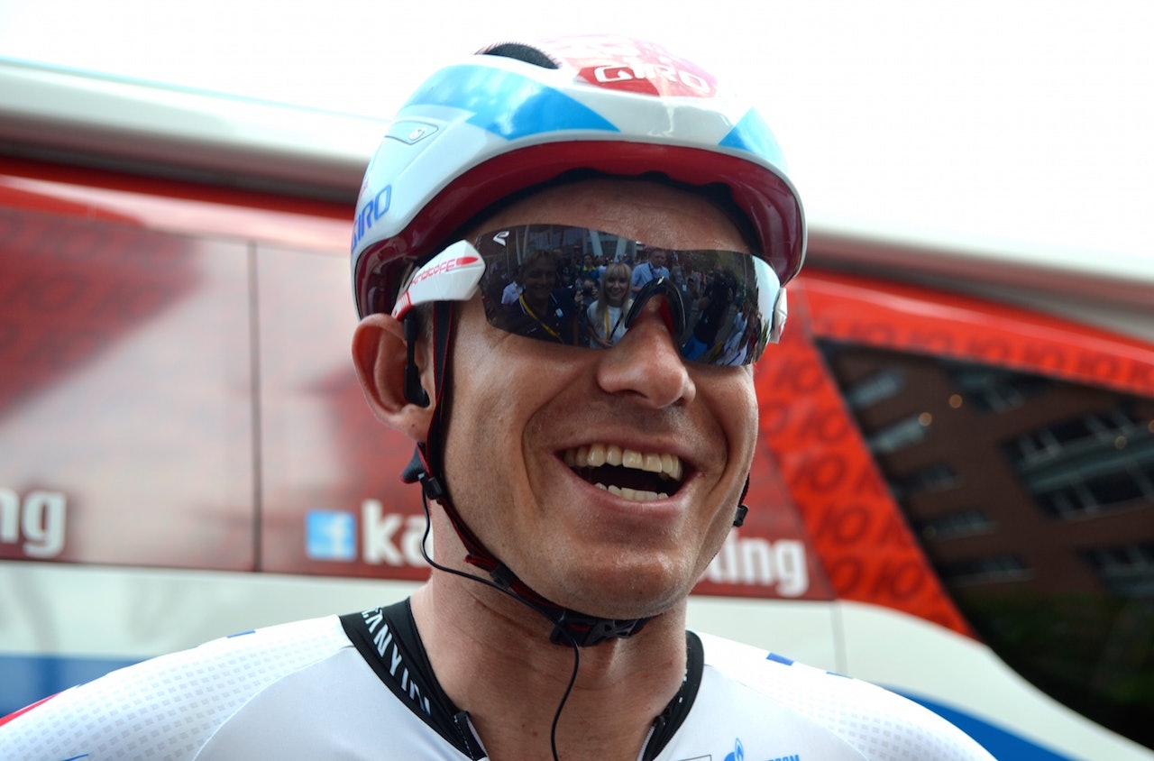 GLAD: Alexander Kristoff var meget glad for alle bursdagshilsener han fikk i dag. Foto: Marcus Liebold GLAD: Alexander Kristoff var meget glad for alle bursdagshilsener han fikk i dag. Foto: Marcus Liebold