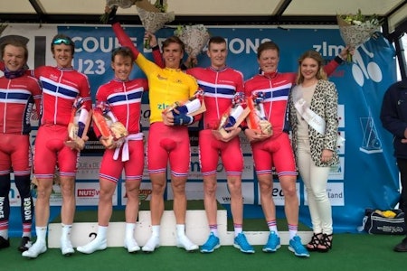 SPREK UNGDOM: Denne gjengen sørget for norsk seier i ZLM tour. Foto: NCF.  SPREK UNGDOM: Denne gjengen sørget for norsk seier i ZLM tour. Foto: NCF.
