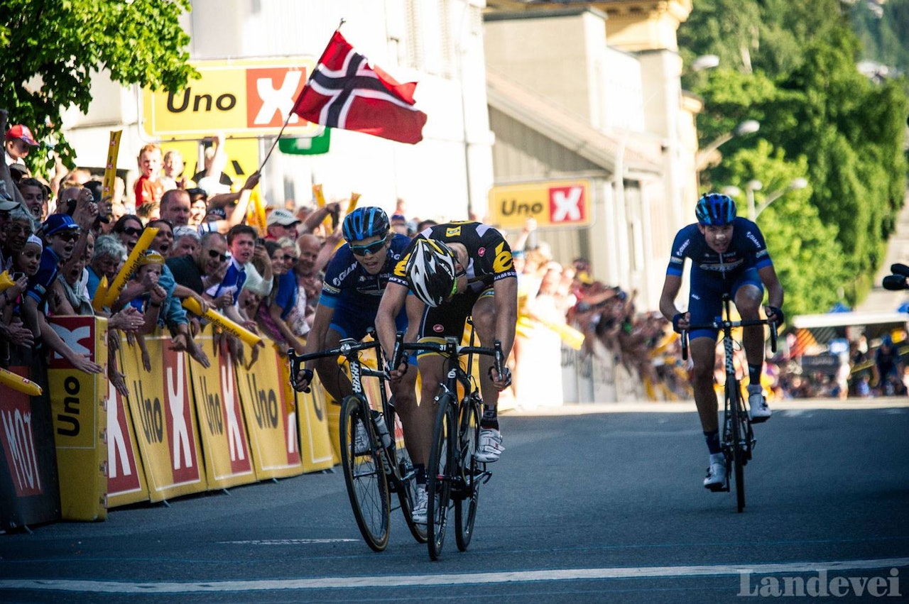 ÅRETS NORGESMESTER: Edvald Boasson Hagen var fantastisk sterk i avslutningen på Lillehammer. ÅRETS NORGESMESTER: Edvald Boasson Hagen var fantastisk sterk i avslutningen på Lillehammer.