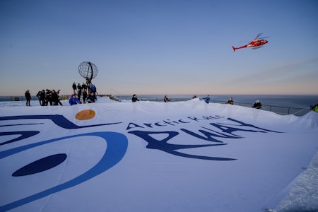 MÅL PÅ PLATA: Den første etappen av Arctic Race of Norway vil ha målgang på Nordkapp-platået. Foto: Arctic Race of Norway. MÅL PÅ PLATA: Den første etappen av Arctic Race of Norway vil ha målgang på Nordkapp-platået. Foto: Arctic Race of Norway.