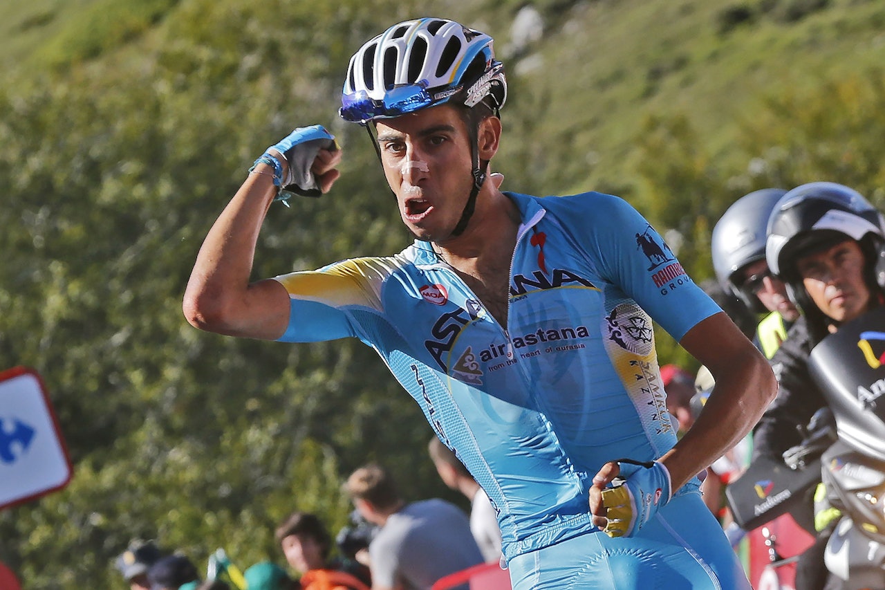 VISTE MUSKLER: Fabio Aru har ikke ligget på latsiden etter at han ble nummer tre i Giro d'Italia. Foto: Cor Vos.  VISTE MUSKLER: Fabio Aru har ikke ligget på latsiden etter at han ble nummer tre i Giro d'Italia. Foto: Cor Vos.