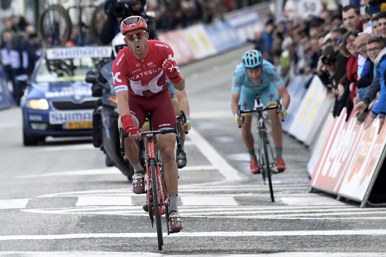 TILBAKE I FORM: Alexander Kristoff leverte en råsterk seier på første etappe av Driedaagse De Panne-Koksijde. Foto: Cor Vos. 