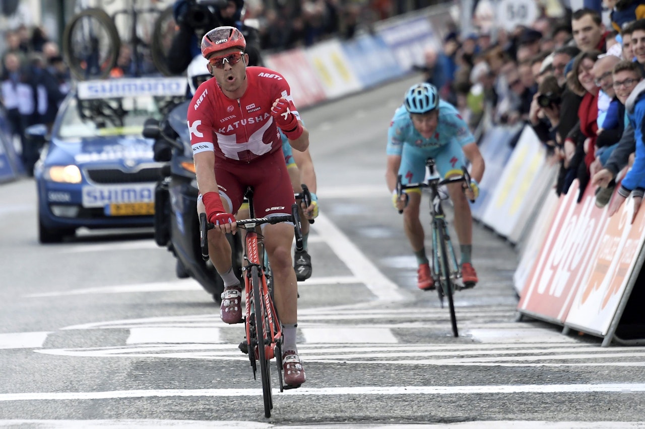 TILBAKE I FORM: Alexander Kristoff leverte en råsterk seier på første etappe av Driedaagse De Panne-Koksijde. Foto: Cor Vos.  TILBAKE I FORM: Alexander Kristoff leverte en råsterk seier på første etappe av Driedaagse De Panne-Koksijde. Foto: Cor Vos.