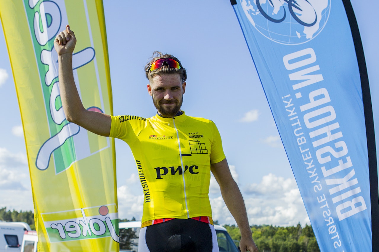 Kristoffer Ylven Westgaard ble nummer to på fellesstarten men leder sammenlagt. Foto: Pål Westgaard Kristoffer Ylven Westgaard ble nummer to på fellesstarten men leder sammenlagt. Foto: Pål Westgaard