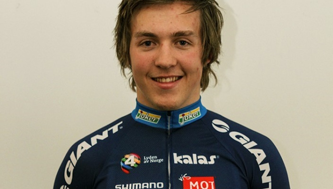 MANN FOR FREMTIDEN: Kristoffer Halvorsen er bare 19-år, men i dag slo han alle proffene i Nokere-Koerse. Foto: Team Joker. MANN FOR FREMTIDEN: Kristoffer Halvorsen er bare 19-år, men i dag slo han alle proffene i Nokere-Koerse. Foto: Team Joker.