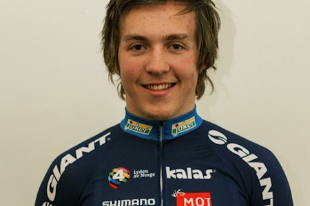 MANN FOR FREMTIDEN: Kristoffer Halvorsen er bare 19-år, men i dag slo han alle proffene i Nokere-Koerse. Foto: Team Joker.  MANN FOR FREMTIDEN: Kristoffer Halvorsen er bare 19-år, men i dag slo han alle proffene i Nokere-Koerse. Foto: Team Joker.