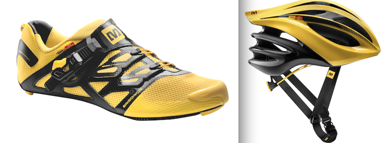 KNALLGUL FØRSTEPREMIE: Toppmodeller fra Mavic til både hode og føtter. KNALLGUL FØRSTEPREMIE: Toppmodeller fra Mavic til både hode og føtter.