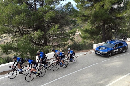 VANT TIL VARMEN: Coop-Østerhus har lagt ned mange treningstimer i Spania gjennom vinteren. Foto: Coop-Østerhus. VANT TIL VARMEN: Coop-Østerhus har lagt ned mange treningstimer i Spania gjennom vinteren. Foto: Coop-Østerhus.