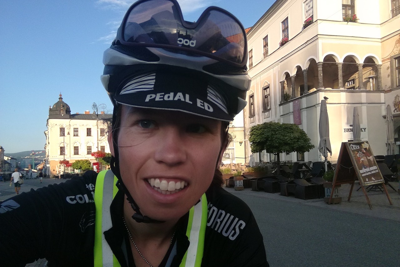 DEBUTERTE TIL PALLEN: Ingeborg Dybdal Øie var nest best av damene i Transcontinental Race. Foto: Ingeborg Dybdal Øie DEBUTERTE TIL PALLEN: Ingeborg Dybdal Øie var nest best av damene i Transcontinental Race. Foto: Ingeborg Dybdal Øie