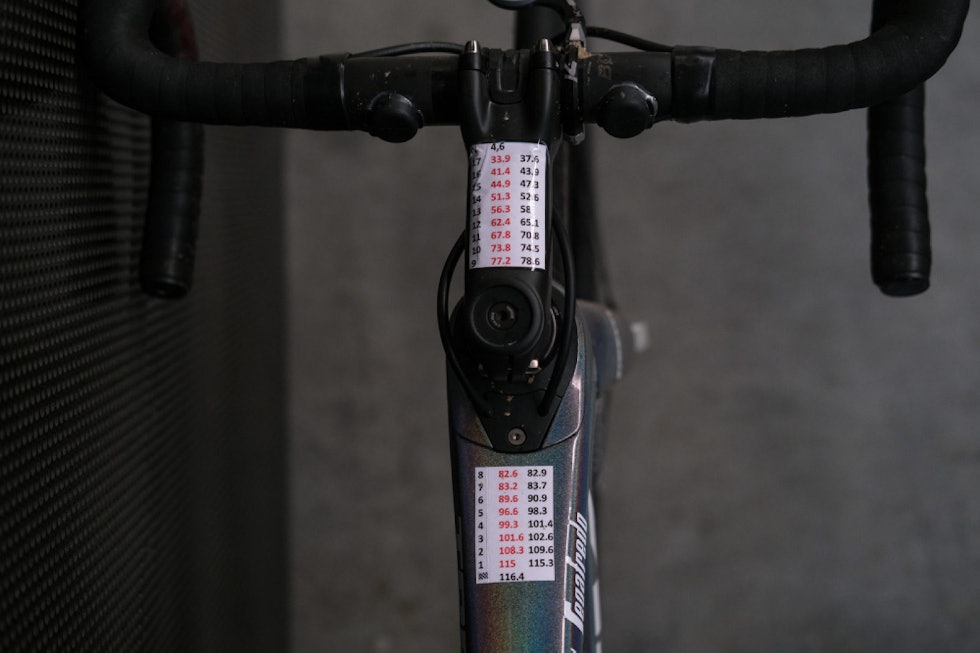EKSTRA GIRMULIGHET: Deignan kunne skifte gir inne ved stemmet, via SRAMs Blips. Foto: Trek paris-roubaix, lizzie deignans trek domane slr (6)