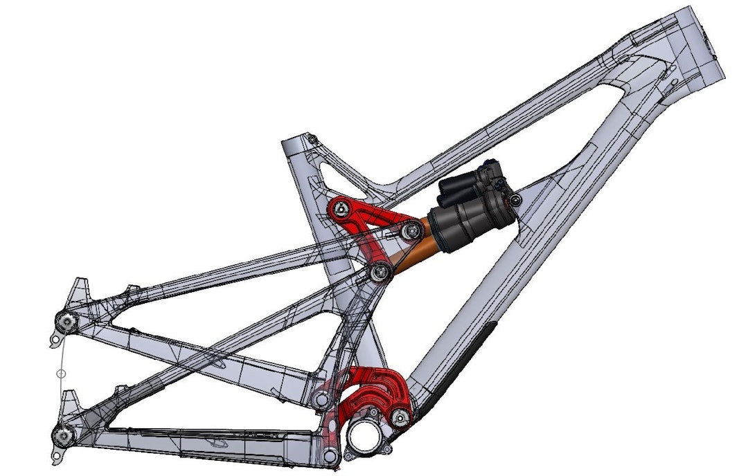 HJULBANE: Bakhjulet beveger seg i en svak omvendt S gjennom vandringen som hele veien er lett progressiv. HJULBANE: Bakhjulet beveger seg i en svak omvendt S gjennom vandringen som hele veien er lett progressiv.