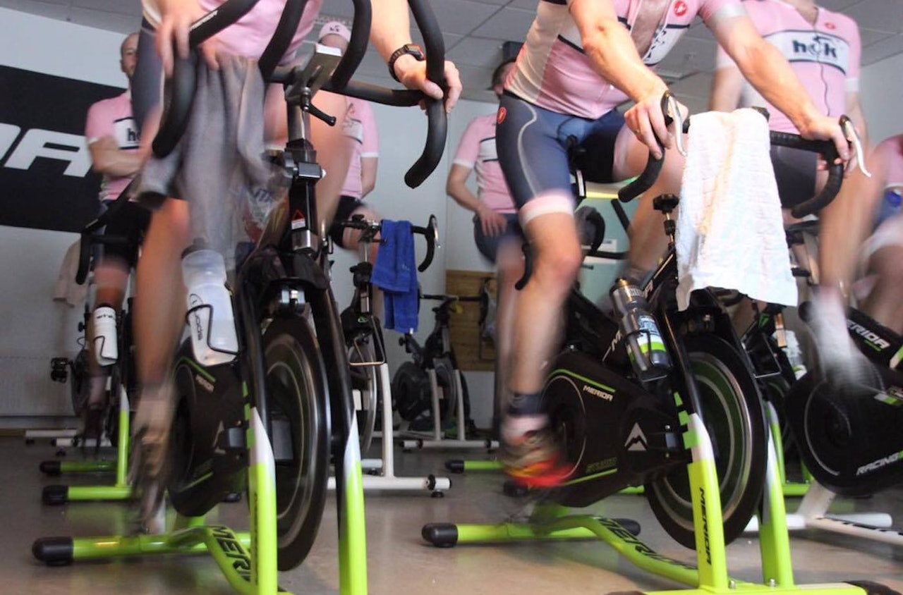 INNETID: På vinterstid legger Lars Blesvik og gutta i HCK ned mye svette uten at de kommer av flekken. Foto: Privat INNETID: På vinterstid legger Lars Blesvik og gutta i HCK ned mye svette uten at de kommer av flekken. Foto: Privat