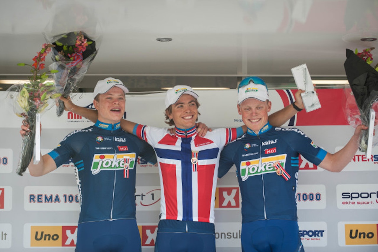 U23-MESTER: Odd Christian Eiking var først over streken i Lillehammer. Foto: Cor Vos.  U23-MESTER: Odd Christian Eiking var først over streken i Lillehammer. Foto: Cor Vos.