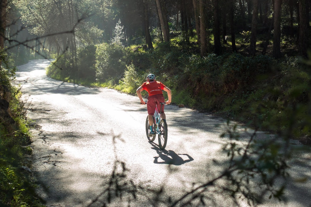 Zakarias Blom Johansen fikk også kjørt kapasitetsintervaller, her med 7x4 minutter. Foto: Robin Wallner Zakka 7x4 minutters intervaller - Feb 2017 Foto Robin Wallin 1400x933