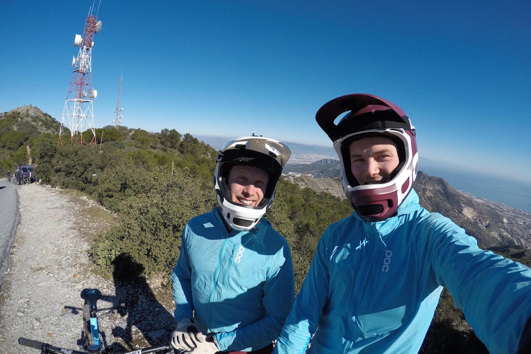 Robin Wallner og Zakarias Blom Johansen i Malaga. Foto: Zakarias Blom Johansen Robin Wallin - Zakka 911 enduro trail - Feb 3 17 - Foto Zakarias Blom Johansen 1400x933