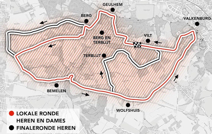 amstel gold race 2021 løypekart