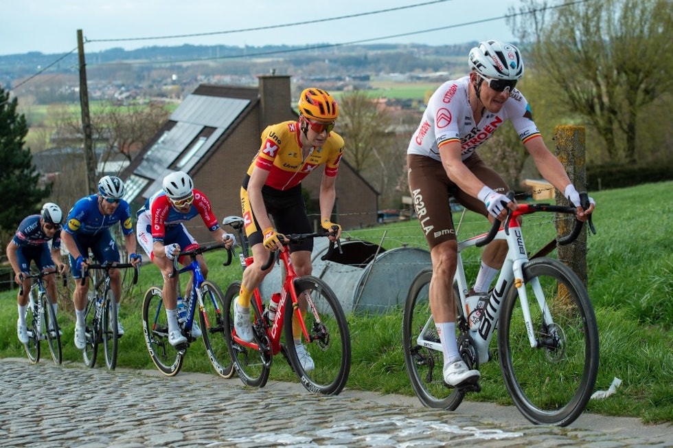 IMPONERTE: Markus Hoelgaard viste skyhøyt nivå i E3 Saxo Bank Classic. Hva kan han få til Amstel Gold Race? Foto: Mario Stiehl amstel gold race markus hoelgaard