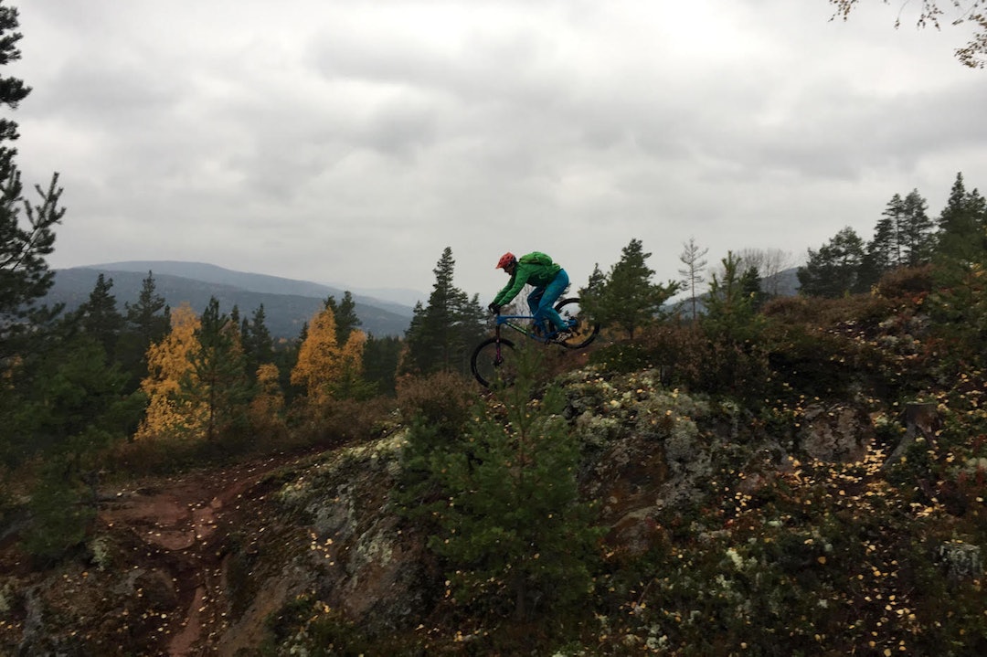 Løypene i Ringerike Enduro er ikke terminlistas skumleste, men byr likevel på både bratt og tekniske partier. Foto: Silje Gjerde Ringerike Enduro 2 Silje Gjerde 1400x933