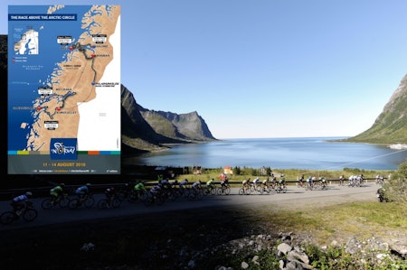 SYKKELFEST I NORD: Slike bilder får vi garantert se flere av når verdens beste syklister besøker Nord-Norge i august. Foto: ASO.