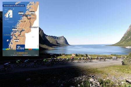 SYKKELFEST I NORD: Slike bilder får vi garantert se flere av når verdens beste syklister besøker Nord-Norge i august. Foto: ASO. SYKKELFEST I NORD: Slike bilder får vi garantert se flere av når verdens beste syklister besøker Nord-Norge i august. Foto: ASO.
