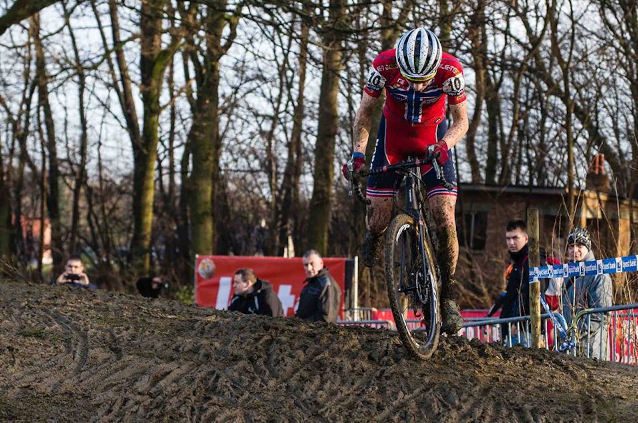 UP AND COMING: Håkon Lunder Aalrust leverte sitt foreløpig beste internasjonale resultat i GP Sven Nys. Foto: Kurt van Hout. UP AND COMING: Håkon Lunder Aalrust leverte sitt foreløpig beste internasjonale resultat i GP Sven Nys. Foto: Kurt van Hout.