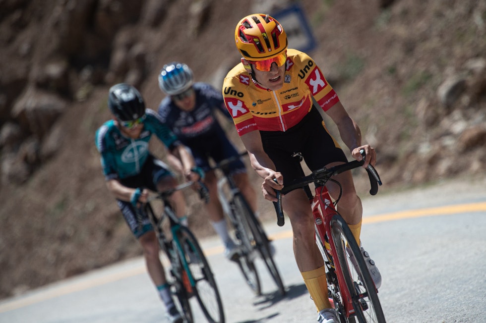 OFFENSIV: Johannessen og Uno-X-gutta har ingen planer om å legge inn årene ennå. Foto: Mario Stiehl anders johannessen tour of turkey uno-x pro cycling 2