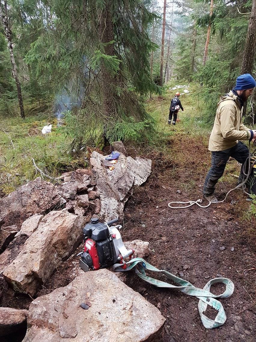 Dugnadsgjengen bak Telemark Enduro har stått på både tidlig og sent helt siden i høst. Foto: Mats Nyegaard Telemark Enduro dugnad - Foto Mats Nyegaard
