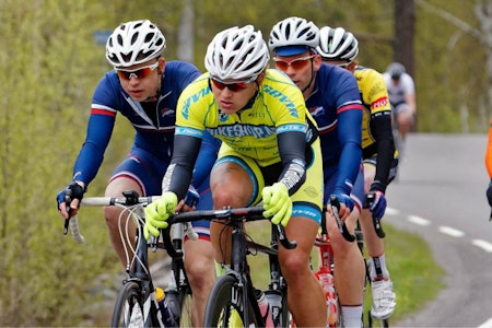 NORDMARKA RUNDT: André tok sin første seier for året i pulje to i Nordmarka Rundt, mye takket være gutta i Hasle-Løren.