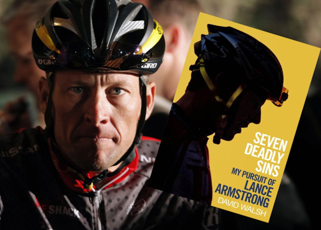 LÆRERIK: Seven Deadly Sins forteller hele historien om Lance Armstrongs fall. Foto: Forlaget. 