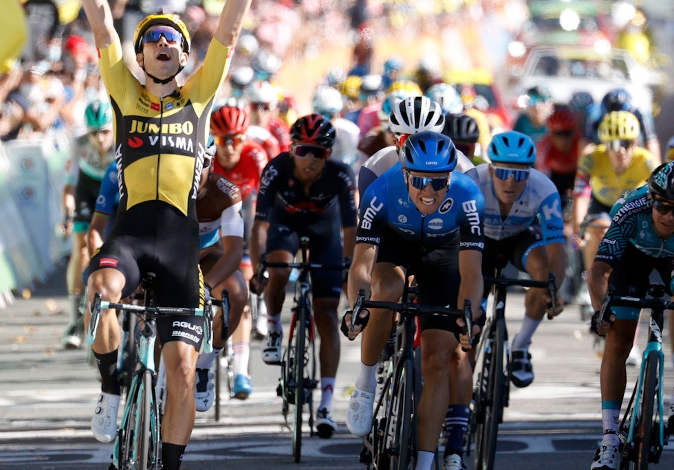 NÆR TOUR-ETAPPESEIER: Edvald Boasson Hagen ble nummer to på den 7. etappen i fjorårets Tour de France. FOTO: Cor Vos