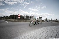 DRAG: Alexander Perez fra Lillehammer CK tauer i front. 
