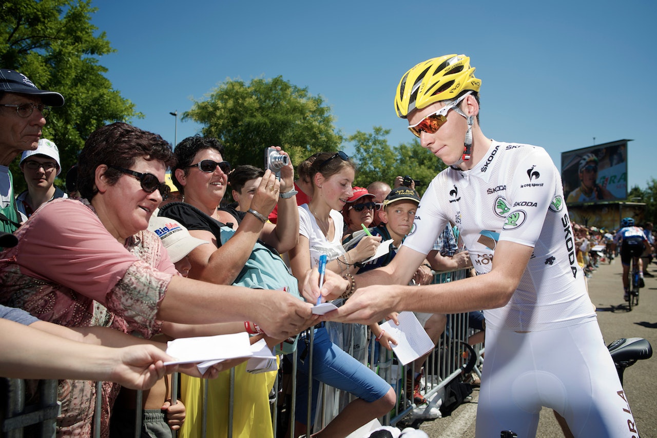 AGGRESSIV: Romain Bardet er en av de mest offensive rytterne i Tour de France, både opp-og ned. Foto: Kristof Ramon. 