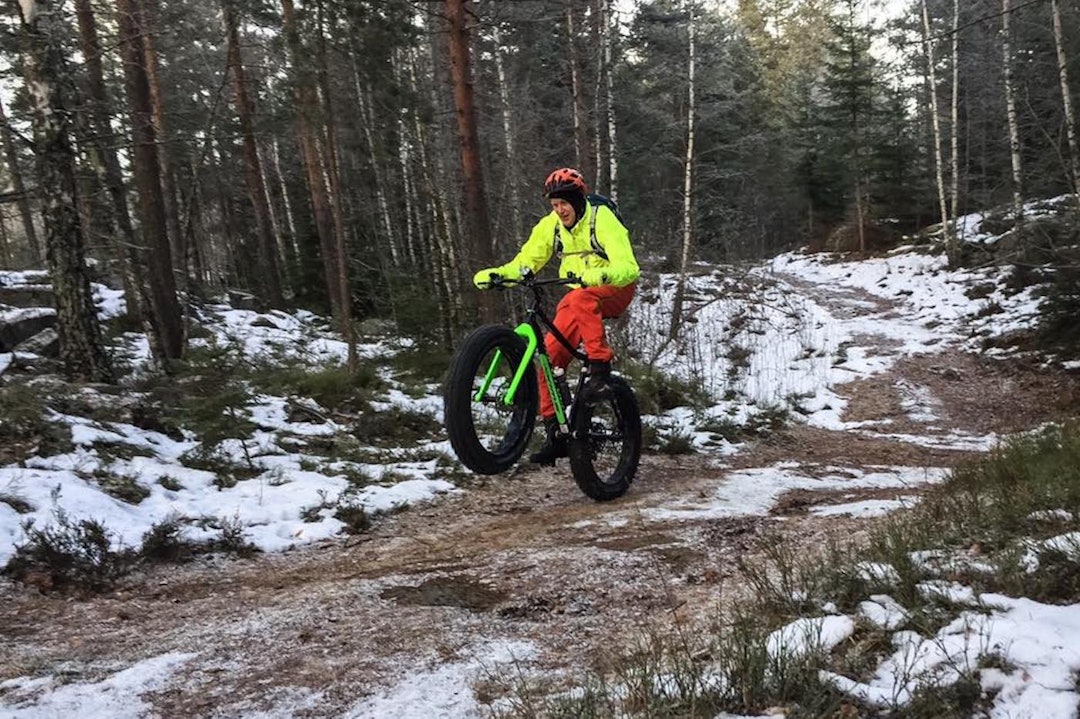 Det var fine forhold i løypa under gjennomkjøringen før jul. Foto: Arrangøren Modum Challenge course preview - Arrangøren 1400x933