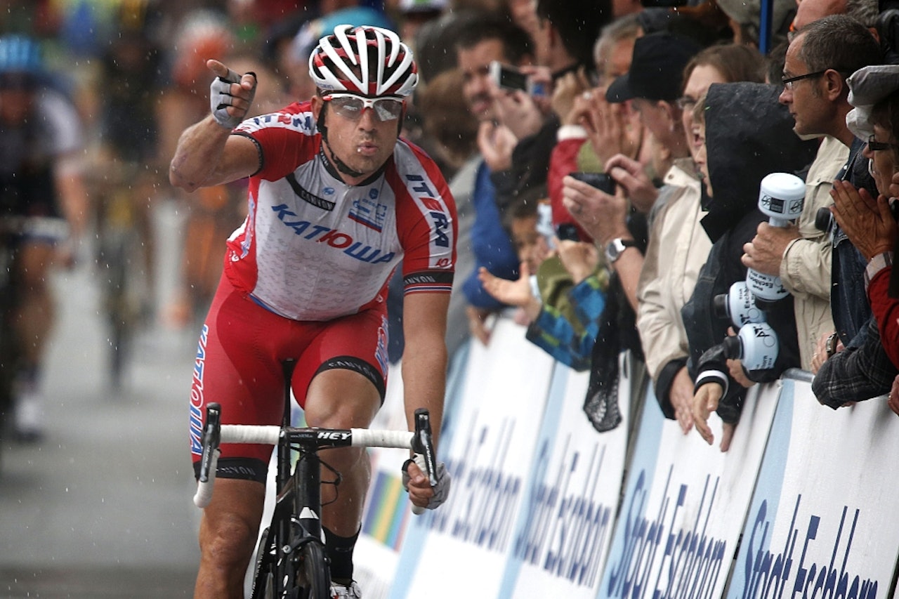 STERKEST: Alexander Kristoff tok sin andre etappeseier på rad i årets Tour of Norway. Bildet er fra et tidligere ritt. Foto: Cor Vos STERKEST: Alexander Kristoff tok sin andre etappeseier på rad i årets Tour of Norway. Bildet er fra et tidligere ritt. Foto: Cor Vos
